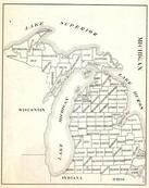 Michigan State Map, Michigan State Atlas 1930c